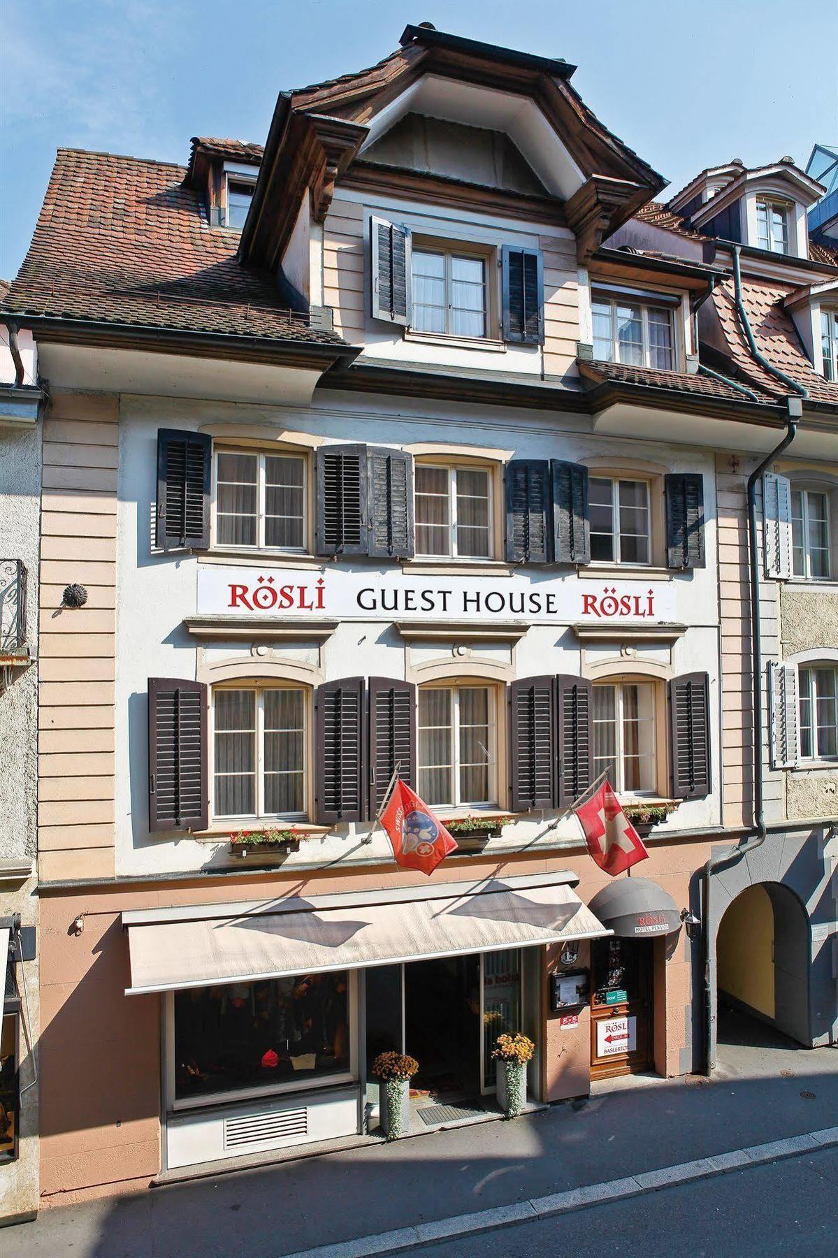 Roesli Guest House Luzern Exterior foto